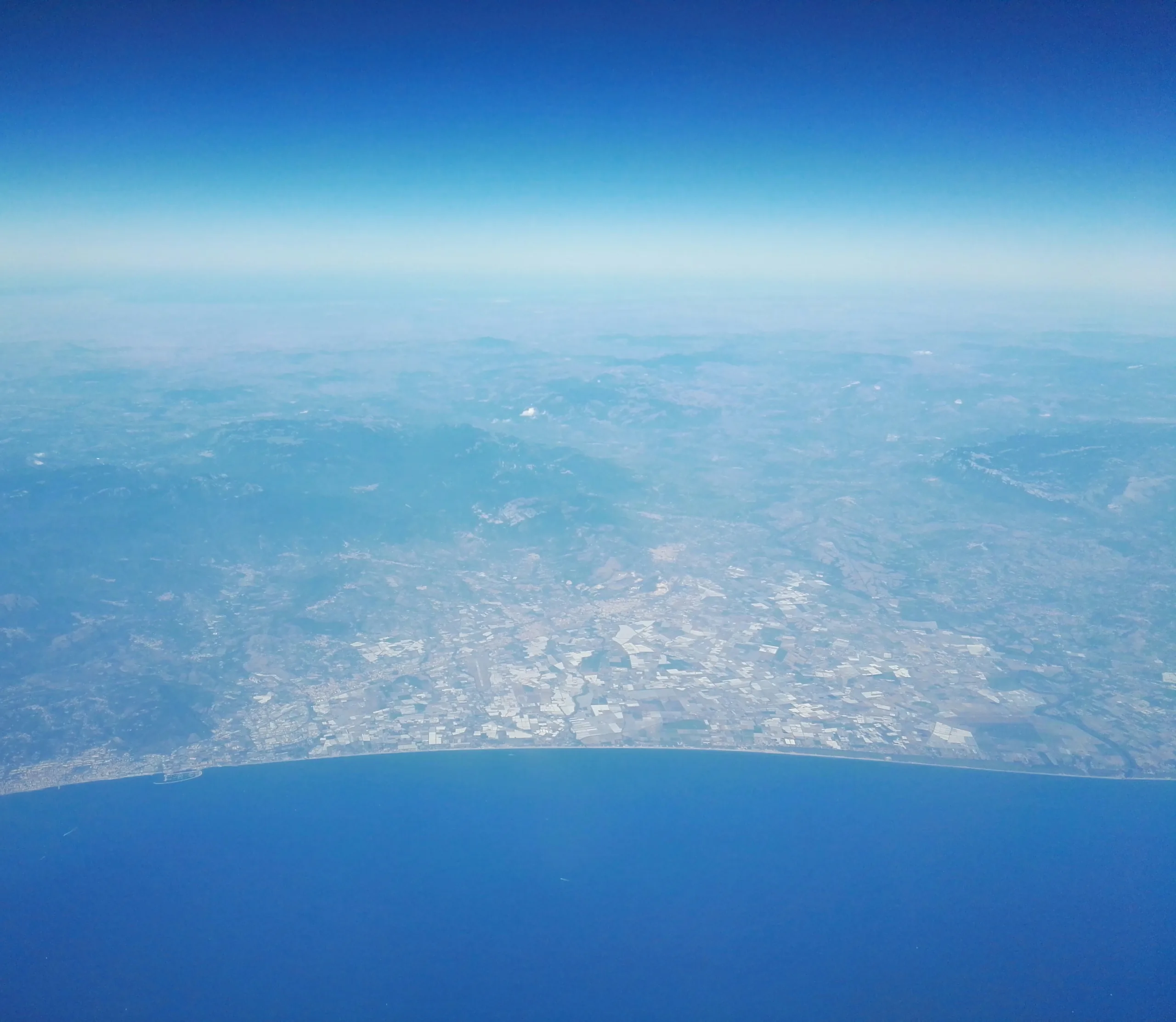 Veduta aerea della Piana del Sele, area di coltivazione del Carciofo di Paestum IGP